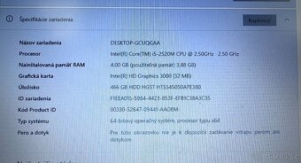 Dell Latitude E6420 / i5-2520M / 4GB RAM / 500GB HDD / 14" - 9