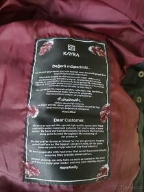 DLOUHÝ PÉŘOVÝ KABÁT KAYRA S M 36 38 - 9