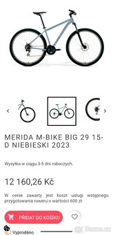 Horské kolo MERIDA M-BIKE BIG-29" XL . - 9