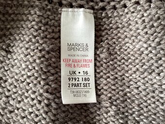 Dámský pletený kabát Zn. M&S, vel.38-42. - 9