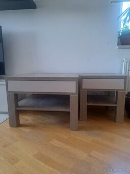 Konferenční stůl plus menší stolek - cena je za oba kusy - 9