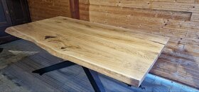 Masivni dubový stůl 200x100cm - 9