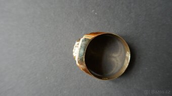 ZLATÉ PRSTENY VERSACE 13.15G//4.1G//14 KARÁTŮ 585 PUNCOVÁNO - 9
