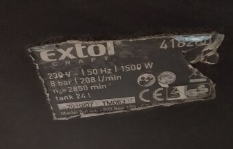 Prodám kompresor/kompresor Extol/malý kompresor - 9