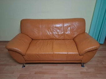 Sedací souprava kožená 4 dílná - 9