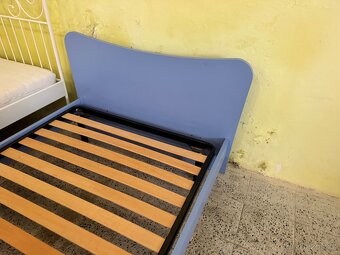 Hezká modrá postel-letiště 120x200 komplet - 9