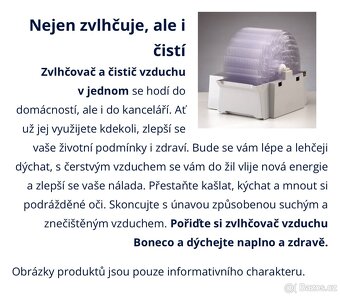 Prodám zvlhčovač a zaroveň čistič vzduchu Boneco - 9