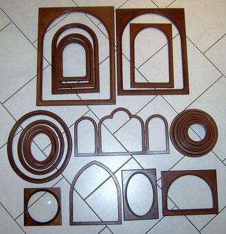 Prodám různé rámečky vhodné na paličkovanou krajku - 9