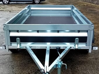 Univerzální velký přívěsný vozík 2xosa 3,0mx 1,5m,řidičák B - 9