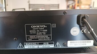 Hifi sestava zesilovač Sony , tuner Onkyo a repro Panasonic. - 9