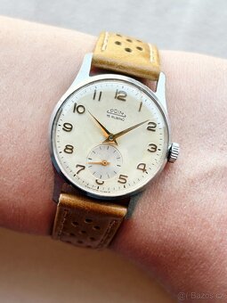 Československé mechanické vintage retro hodinky PRIM 50 - 9