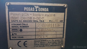 Pásová pila Pegas 290x290 A-CNC-F, r.v. 2014 - 9