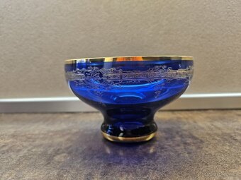 Skleněná souprava modrá - 9