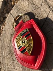 Červená klíčenka Porsche přívěšek na klíče - nová red - 9