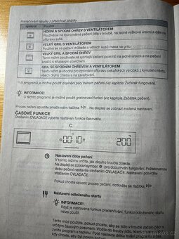 Vestavná trouba MORA s parní funkcí v záruce + 4 plechy - 9