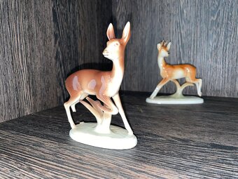 Poválečný myslivecký porcelánový RoyalDux set - 9