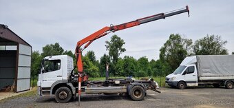 Mercedes ATEGO 1618, kontejner + hydraulická ruka - 9