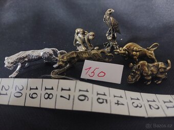 Kovové miniatury, figurky zvířat - 9