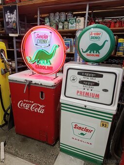 Velký neon Harley Davidson, dekorace do garáže - 9