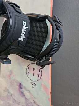 Snowboard NITRO Spirit Youth 126 cm + Nitro vázání - 9