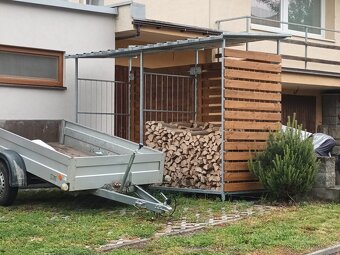 Dřevník ,Montáž ZDARMA , Zásobník na palivové dřevo - 9