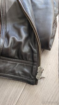 Pánská kožená bunda Massimo Dutti - vel. L/XL - 9