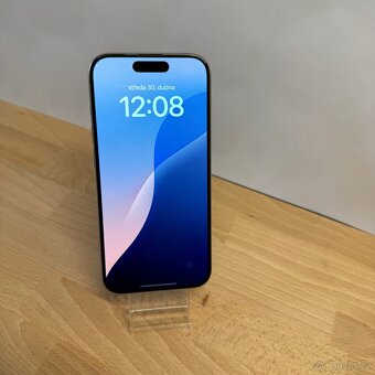 iPhone 15 Pro 256GB, nature, 100% baterie, eSIM (rok záruka) - 9