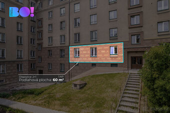 Prodej družstevního bytu 2+1, 60 m², ul. Gustava Klimenta, O - 9