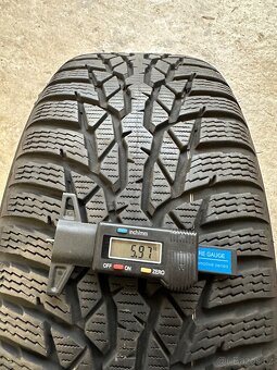 Prodám použitou zimní sadu Volvo 5x108 205/60/16 - 9