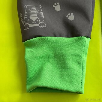 NOVÉ-soft zimní kalhoty -handmade-Unuo střih-92 (d.65 cm) - 9