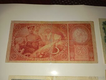 BANKOVKY 30. LÉTA, 1-100 K, 6 RŮZNÝCH NOMINÁLŮ, NEPERFOR. - 9