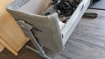 Dětská houpací postýlka s kolečky Joie Roomie Glide Foggy Gr - 9