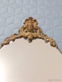 Dekorativní staré zrcadlo  nástěnné zrcadlo s bronzovými rám - 9