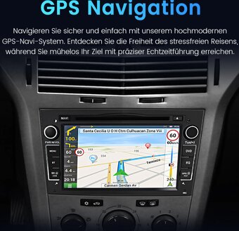 7palcové 2Din LCD autorádio pro auta Opel / BT / GPS / CD / - 9