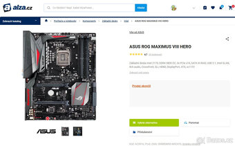 Herní deska ASUS MAXIMUS VIII HERO Z170, socket 1151 - 9