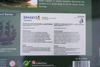 Nové 3D puzzle Cubic Fun Queen Anne's Revenge - 9