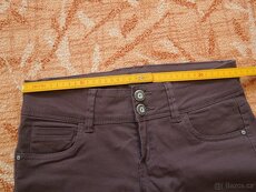 dámské kalhoty Terranova S, hnědá barva jako nové - 9
