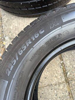 Použité letní pneu: 225/65/R16c - 4 kusy - 9