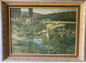 Prodám obraz R. Pindel rozměr 160 x 120 - 9