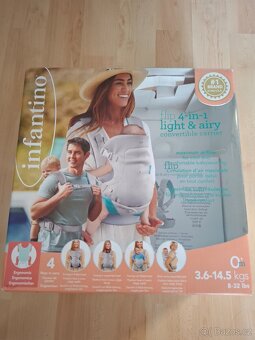 Nosítko Infantino Flip 4v1 Light & Airy - 9