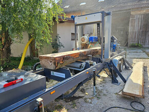 Prodám Mobilní pásovou pilu TP-600 , stav  pily jak Nové - 9