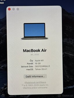 APPLE MACBOOK AIR 13” 2020 M1/16GB RAM/256GB - 9