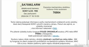 Sony A7III kompletní balení - 9