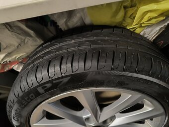Alu kola Škoda Fabia III 5x100 r16 Originál,pneu7mm215/45/16 - 9