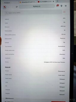 Klasická kytara ALHAMBRA 2C - 9