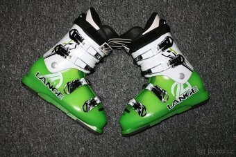 juniorské lyže Head Supershape 130 cm , lyzaky lange - 9