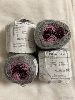 Příze Duhové klubíčka 250m - 9