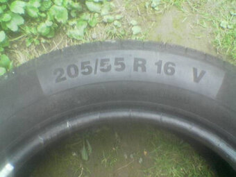 Prodej starších letních pneumatik 205-55-16. Vzorek 7mm. - 9