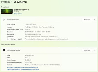 Herní PC Ryzen 7 3700X + RTX 3060Ti, 64GB RAM - 9