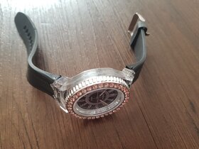 GENEVA dámské hodinky s kamínky a silikon řemínkem - 9